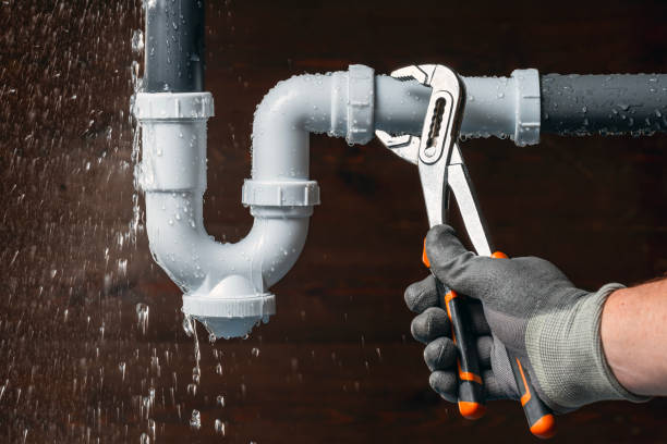 Professional Leak Detection technician working in Burlington, WI
